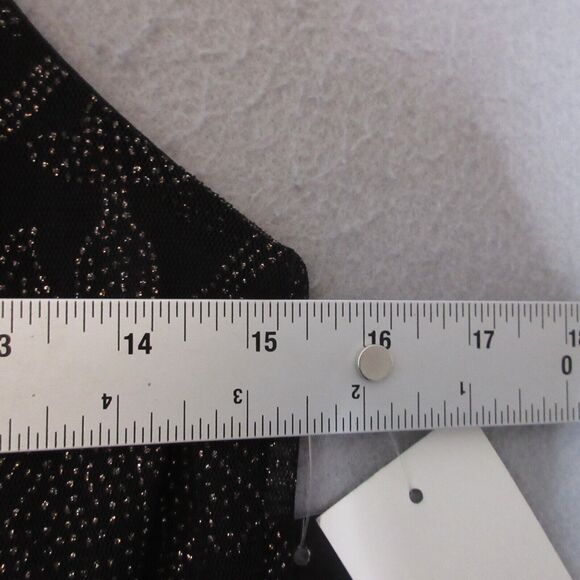 Y2K 90s Vintage Byer Too Maxi Dress Black Metallic Fairy Whimsigoth Grunge NWT - Picture 6 of 15